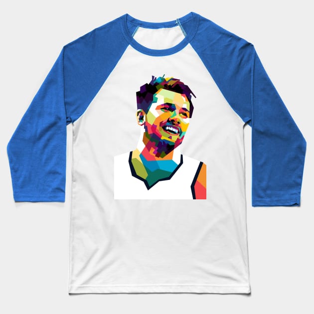 Luka Doncic WPAP Baseball T-Shirt by awangwidyatama